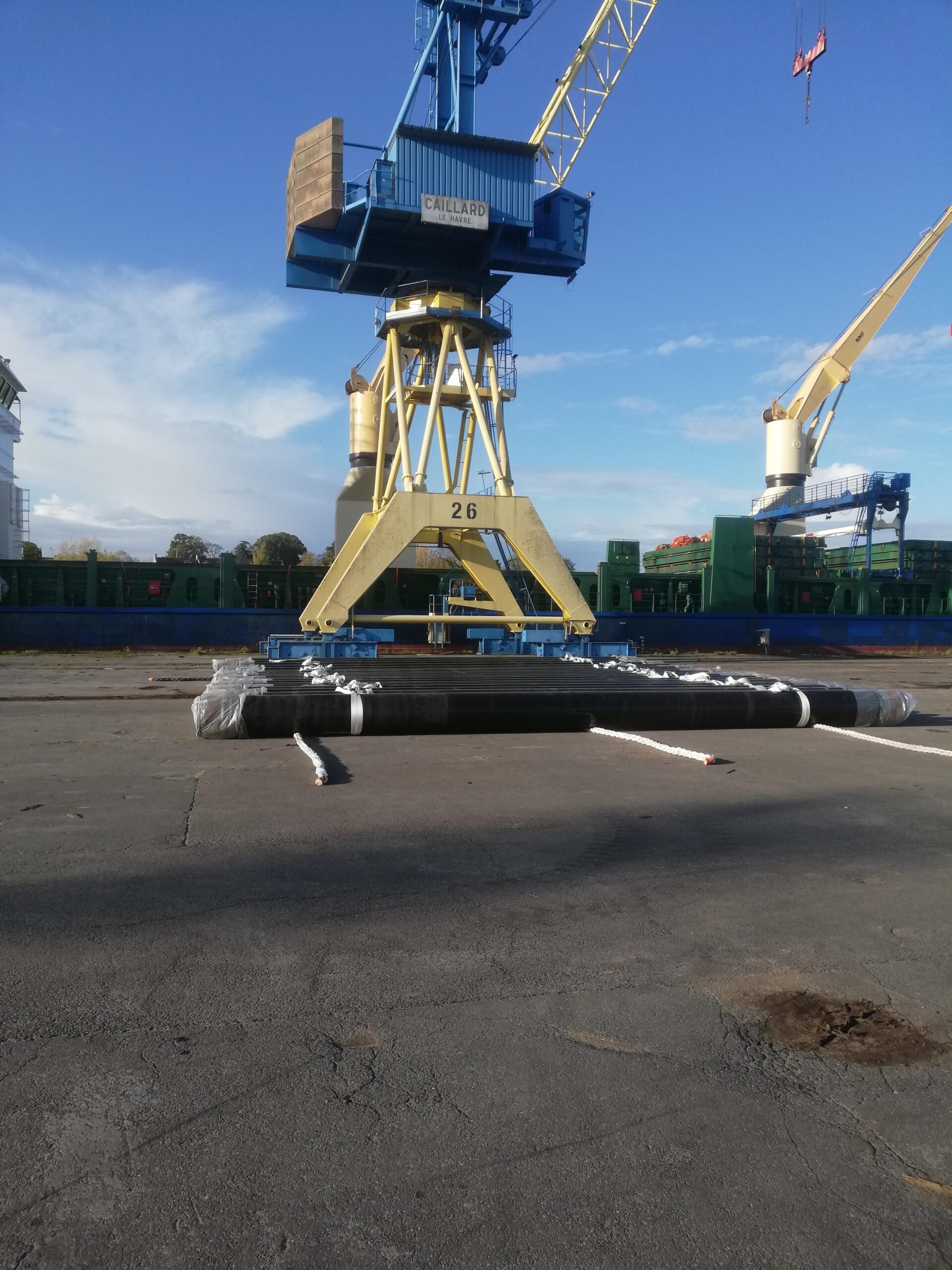 Pipe on site Haldia